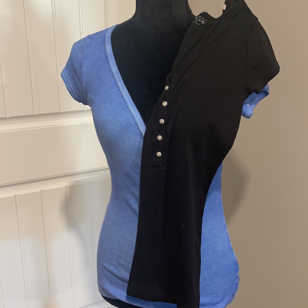 Guess v neck tops - bundle both shirts